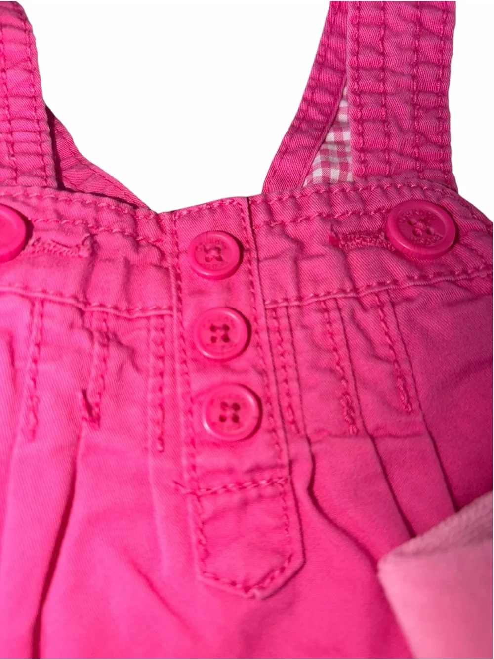 EUC Vintage Y2K OshKosh B'gosh Pink Baby Girl 3 pc Bundle 6-9m Coquette Gingham